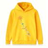Cartoon Solar System Sun Planets Print Kids Hoodie Boys Girls Casual Long Sleeve Pullover Sweatshirt for Children Daily Wear