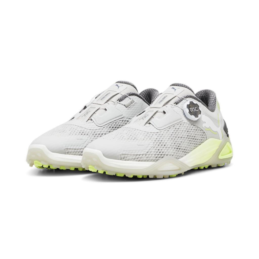 Spikeless Golf Shoes Shadowcat Nitro Disc Gracial Yellow cm [PUMA] Men's Gray/Fast 25.0