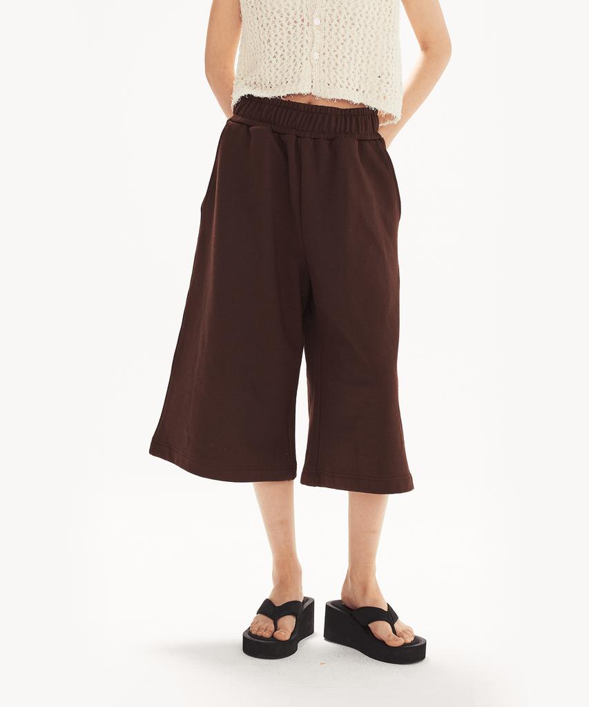 LEINJI Jersey Bermuda Pants (Brown)