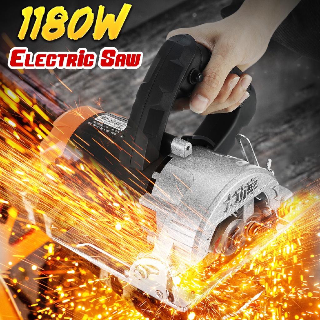 1180W 13000RPM Portable Cutting Machine Electric Saw Motors 110mm Blade High Speed Wood Metal Wire Saw Ceramic Marble