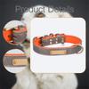 Customizable Dog Necklace with Engravable Nameplate Adjustable Engraved ID Tag Custom Name