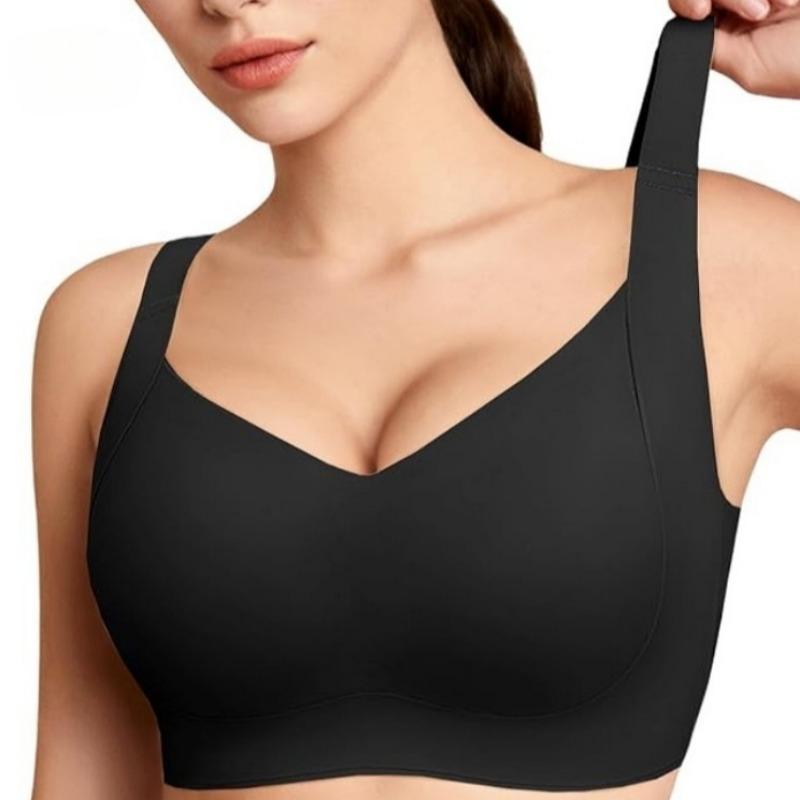 European Style Seamless Wireless Minimizer Bra for Large Bust Thin Lifting Anti-Sagging Support Intimates for Women