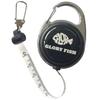 Glory Fish CS-003 Carabiner Pin-on Reel with Measuring Tape, Black