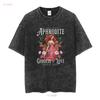 Aphrodite Griechische Göttin T-Shirt Vintage Band Mythologie Ballett Core Göttlich Weiblich Mermaidcore Athene Persephone Hades Götter