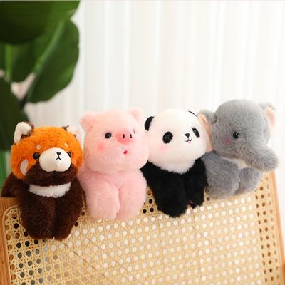 23CM Cartoon Animal Stuffed Wristband Pat Ring Bracelet Children Plush Clap Circle Kids Hand Decorations Gifts
