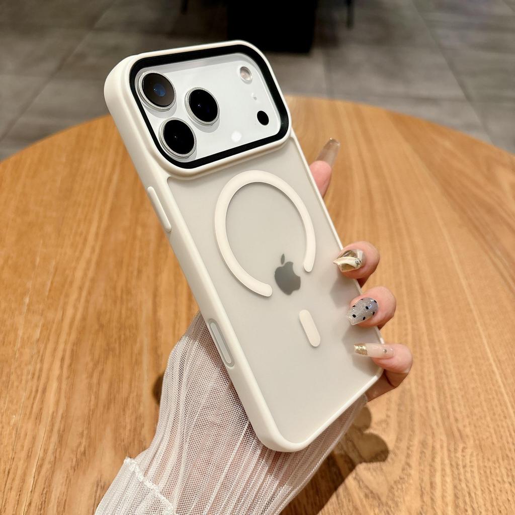 Apple 17 Pro Max Dirt-Resistant Magnetic Case: iPhone 16/17 Skin-Feel, Touch-Enhanced, Protective Case for 15 Plus