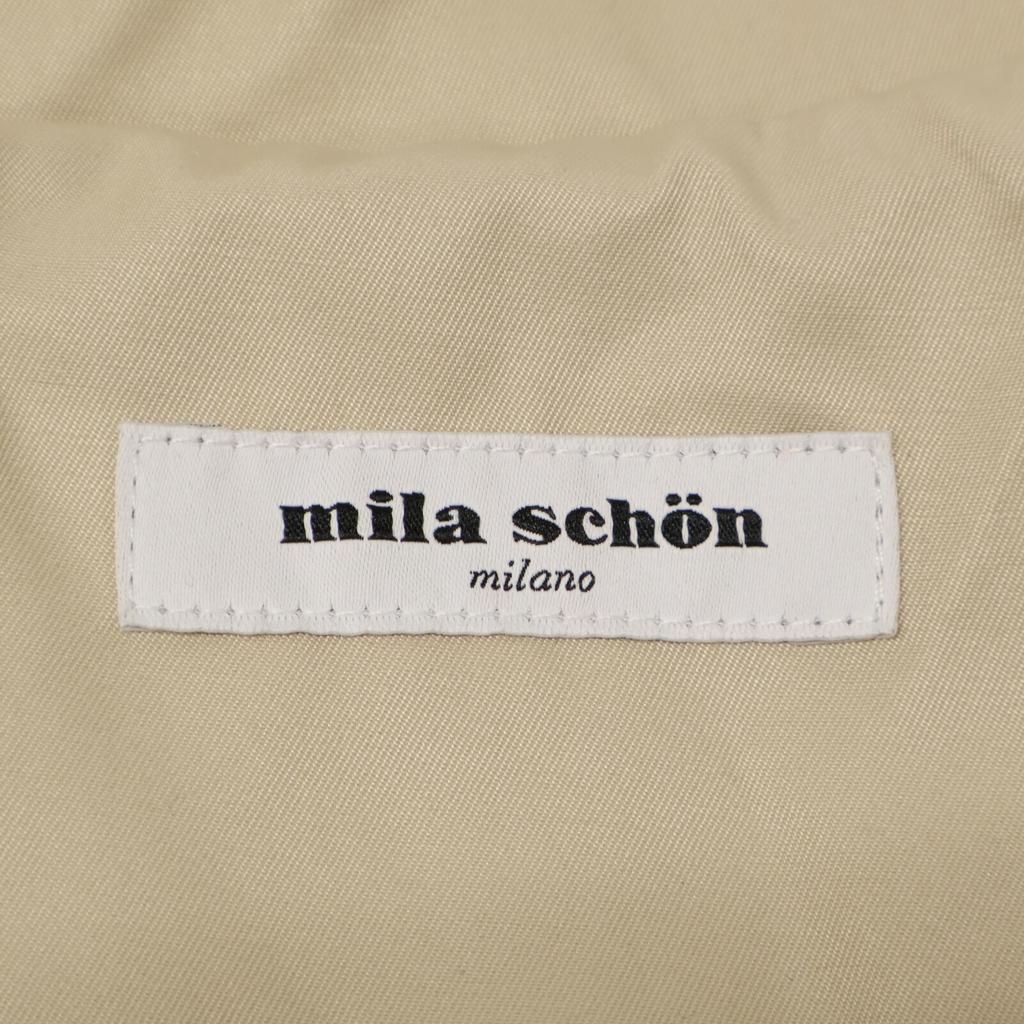 Mila Schoen 500-31104 Beige Chambray Short Coat Coat 44 beigeUsed