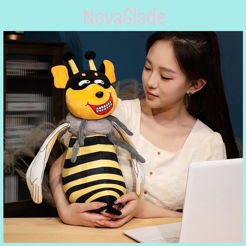 Adorable Bee Plush Toy Soft And Funny Dog Stuffed Animal Perfect Gift 45cm