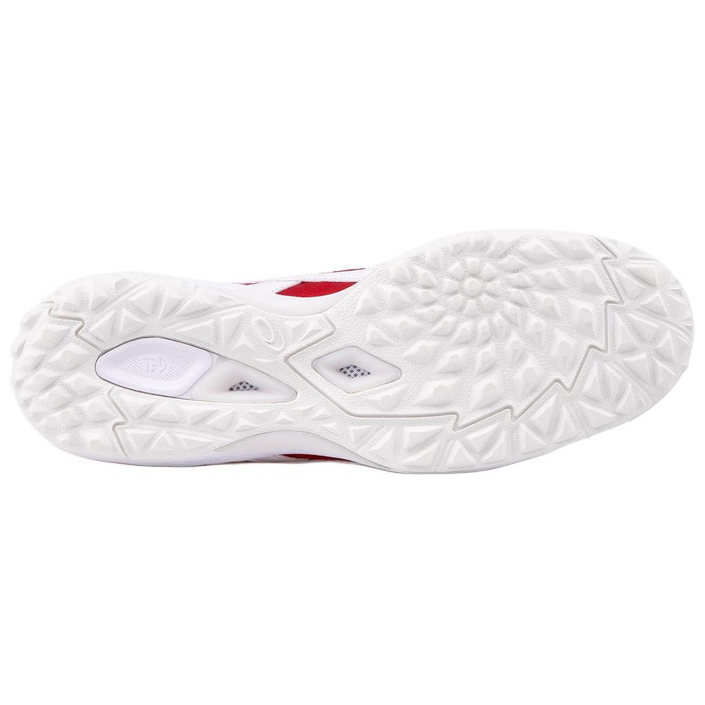 Asics C3 FF Удобный Мягкий TF (Резиновые шипы) Футбольные бутсы Мужские Футбольные бутсы Красные 1113A056-600