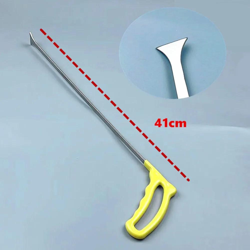 Paintless Dent Repair Tools Stainless Steel Dent Removal Rods Flat Shovel Crowbar Clamp For Hail Dents Door Ding Removal