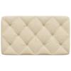 Headboard Cushion Cream 80 cm Fabric
