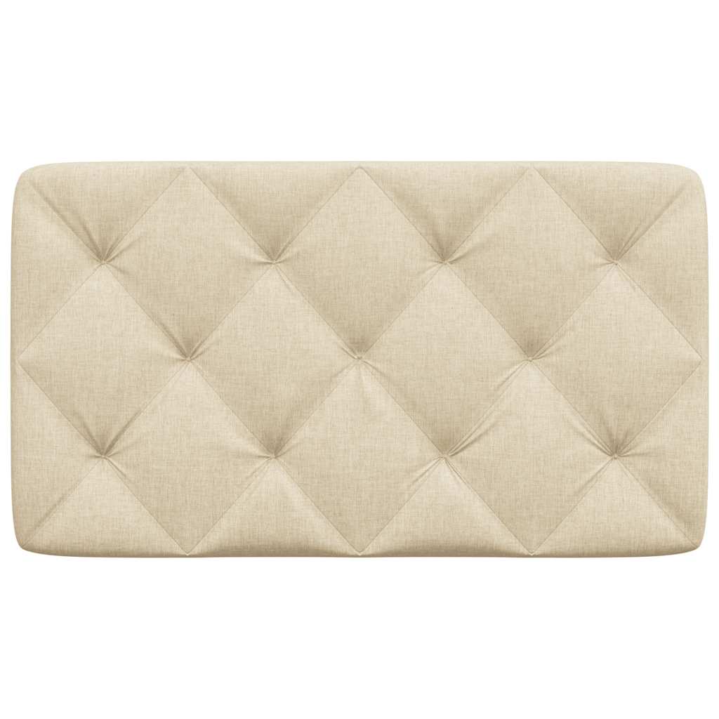 Headboard Cushion Cream 80 cm Fabric