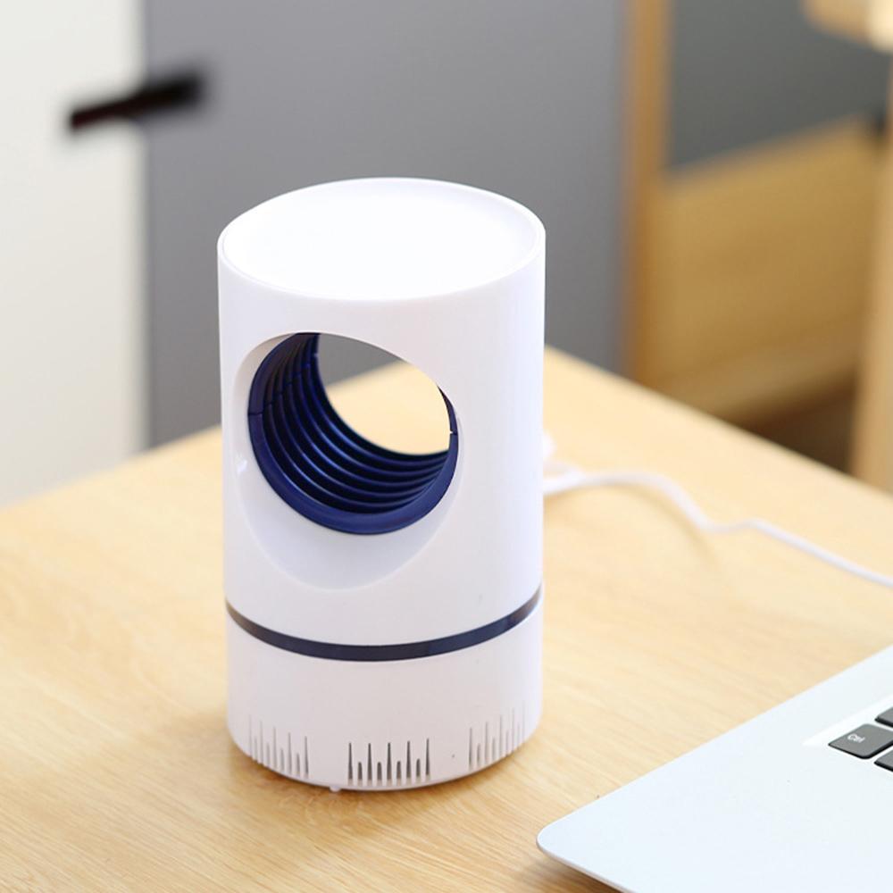LED Elektrische Mückenvernichter Lampe Innen Außen Insektenfalle Kein Lärm Keine Strahlung USB Stromversorgung, Saugend