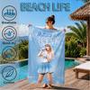 Personalisierbares Strandtuch mit Namen, Top-Sängerin Taylor, Mikrofaser-Strandtuch, Leicht für Sommerreisen, Schwimmbad-Fan, Geburtstagsgeschenk