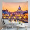 London Eye Tapestry Thames River Tapestry London Urban Scene Tapestry Wall Hanging Tapestries Art Home Living Room Bedroom Dorm
