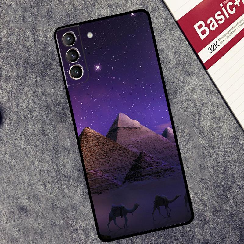 Egypt Pyramids Case For Samsung Galaxy S25 S26 Ultra S20 S22 S23 S24 Ultra S21 Plus S10 S25 FE Cover Coque