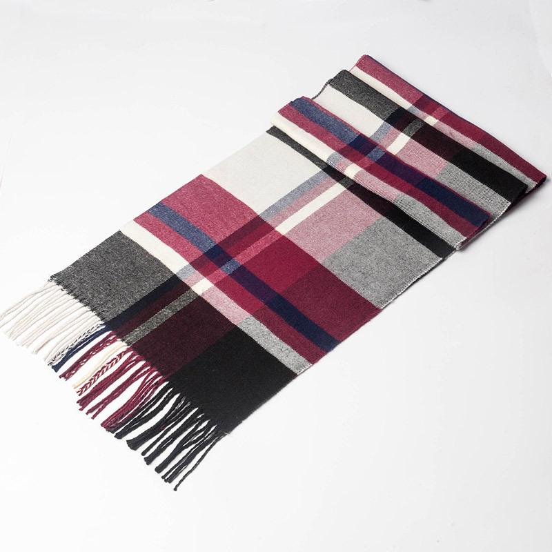 Generation Winter Cashmere Scarf Men'S Scarf Men'S Women'S Scarf Imitation Cashmere Scarf Thick British Plaid