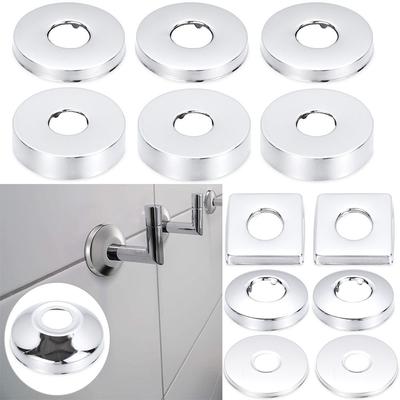 Nützliche Flanschabdeckung Wandflansch Chrom Wasserhahn Dekor Wasserhahn Dekorative Abdeckung Rohr Wandabdeckungen Wasserhahnbeschläge