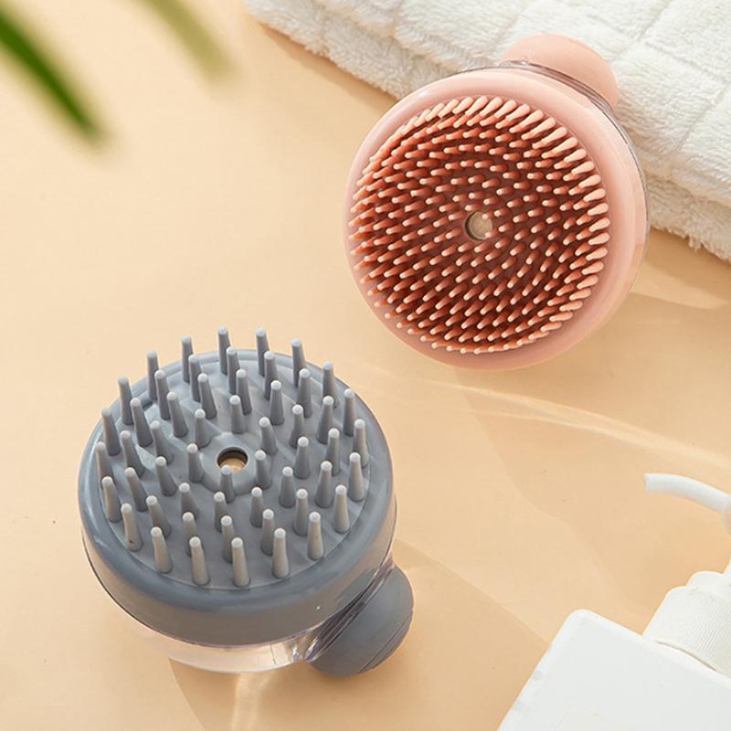 Shampoo Brush Head Massage Brush Head Scratching Artifact Ladies Scalp Shampoo Comb Silicone Shampoo Comb