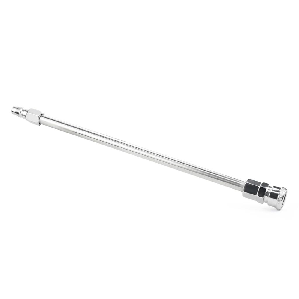 ANNGEOK Sex Machine Piston Machine Standard Sex Machine 33CM Stainless Steel Extension Sex Machine Extension Extend Distance Sex Machine Extension