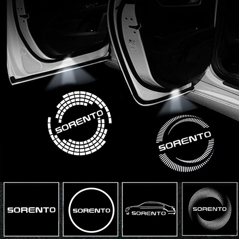 Accessories For KIA Sorento UM (3th Gen) Prime 2015 2016 2017 2018 2019 2020 LED Car Door Projector Ghost Shadow Welcome Light