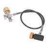 Soda Remote Hose CO2 Tank Cylinder Refilling Adapter with 24 Inches High Pressure Hose for Soda Can