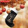 Christmas decoration fireplace hanging stocking1pc 44.96X27.94 cm Vintage Life Tree Sun Moon Star Constellatio