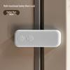 Child Safety Lock for Cabinets and Fridge - Anti-Pinch & Anti-Baby Opening Drawer Buckle
