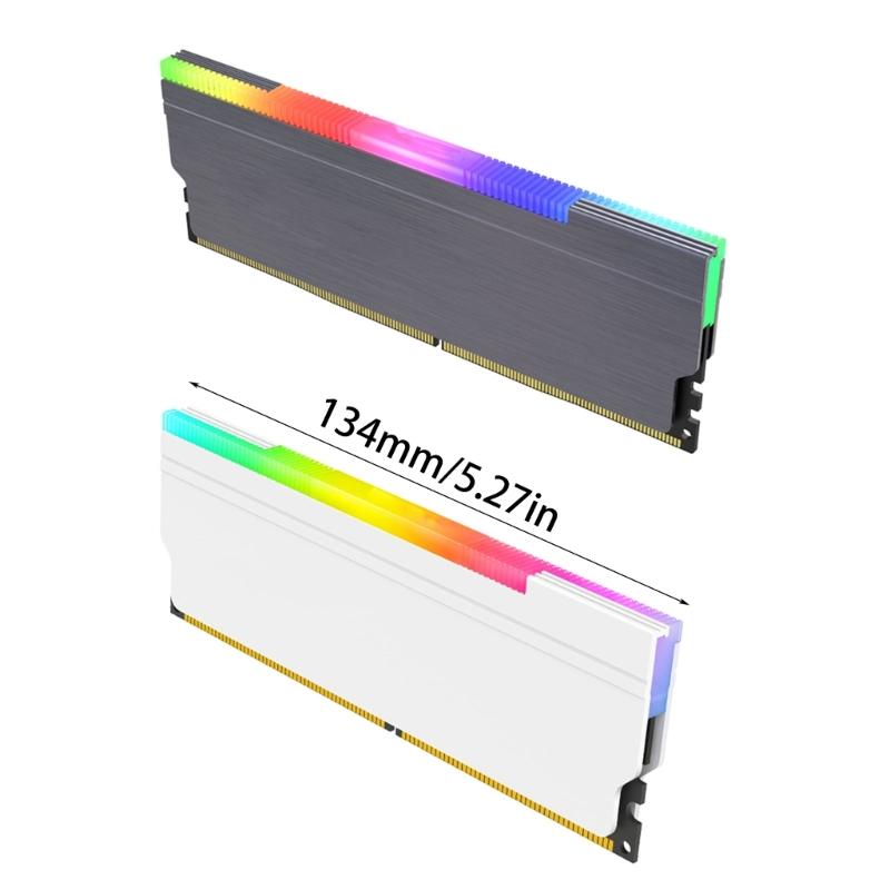 Heat Sink with 5V 3PIN ARGB Backlighting Heatsink For DDR4 DDR3 Desktop Computer Memory Radiator