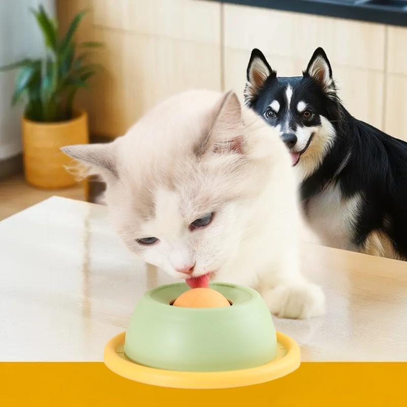Pet Lick Mat Yogurt Licking Plate Slow Feeder For Dogs & Cats - Interactive Snack Bowl Promotes Dental Health Pet Licking Mat
