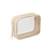 New Waterproof Cosmetic Bag Large Capacity Zipper Closure Toiletry Bag PU Transparent Makeup Bag Travel