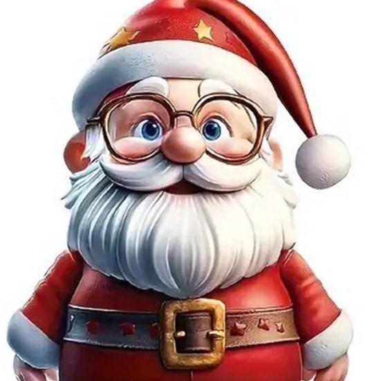 2D Acrylic Christmas Hanging Pendant Cartoon Flat Snowman Santa Car Rearview Mirror Charm for Xmas Tree Backpack Decoration Car Interior Accessories