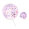 Mini Cartoon Folding Fan: Japanese Round Handheld Portable Fan for Students