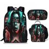 Stranger Things 4-Piece Set: Student Backpack, Shoulder Bag, and Pencil Case CLE