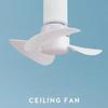 5.1 Inch Mini Fan 5W E27 Ceiling Fan Ceiling Indoor Bedroom Cooling Fan