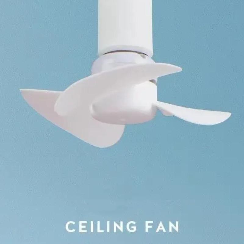 5.1 Inch Mini Fan 5W E27 Ceiling Fan Ceiling Indoor Bedroom Cooling Fan