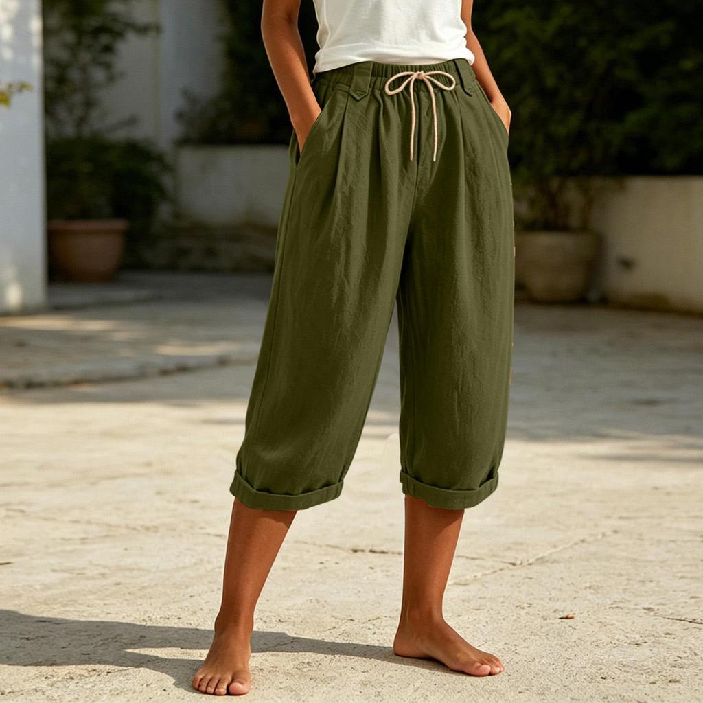Women's Casual Pants with Pockets, Loose Fit, Relaxed for Everyday Wear
