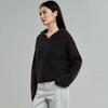 Women's Thick Pure Wool Hooded Sweater - Long-Sleeve, Loose, Warm, and Versatile Pullover