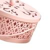 Mosquito Coil Holder Retro Portable Iron Art Fireproof Mosquito Incense Box with Lid for Home