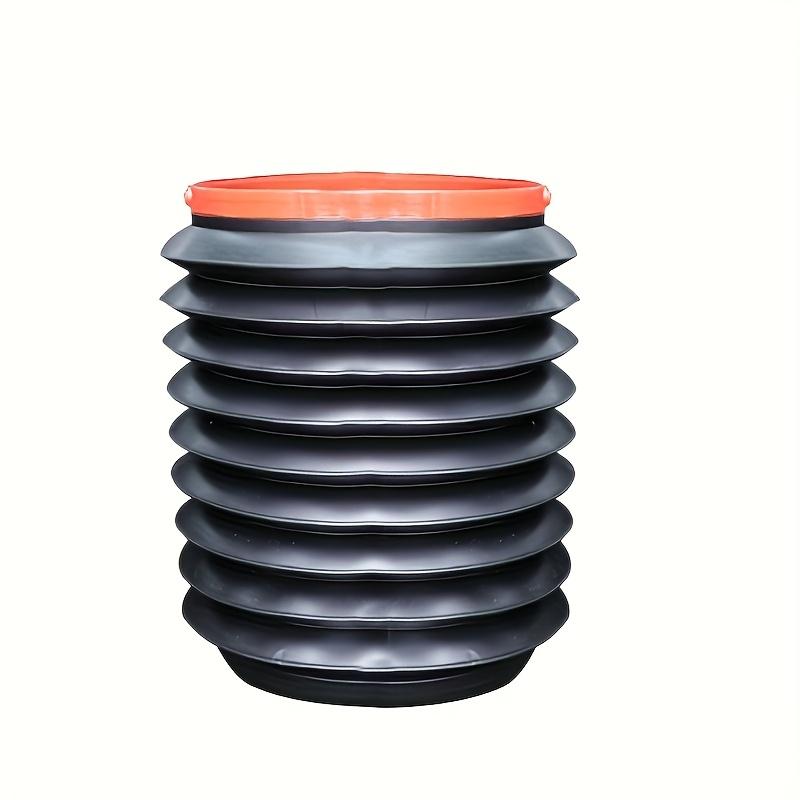 

1pc New Car Internet Celebrity Popular Car Trash Can Multifunctional 4L Water Bucket Car Wash Folding Telescopic Water Bucket