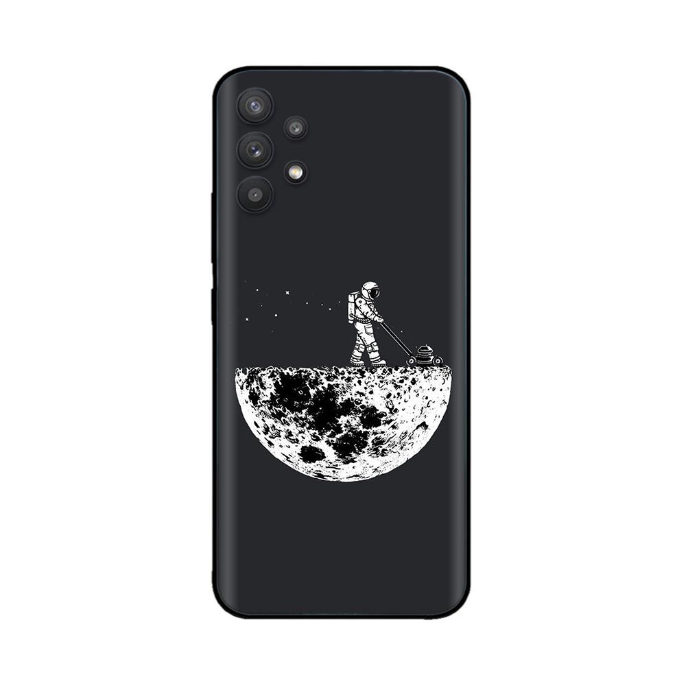 For Samsung A32 Case Soft Black Silicone Phone Back Cover for Samsung Galaxy A32 4G A325 A 32 5G A326 Case Fundas Coque Bumper
