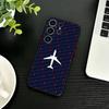 B-Graffiti Travel Airplane Pattern  Phone Case For Samsung S26,S25,S24,S23,S22,S21,S20,Plus,Fe,Lite,Others Black Cover