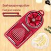 Multi-Function Egg Slicer: Stainless Steel Egg & Preserved Egg Cutter