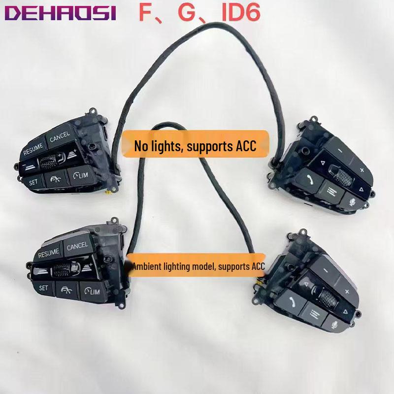 Compatible Steering Wheel Multifunction Buttons for BMW F/G Chassis ID6/ID7 G20/G30/G01 Models