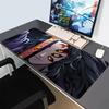 PC Red  White Anime Character Gaming Mouse Pad Waterproof Desk Mat for Gamers