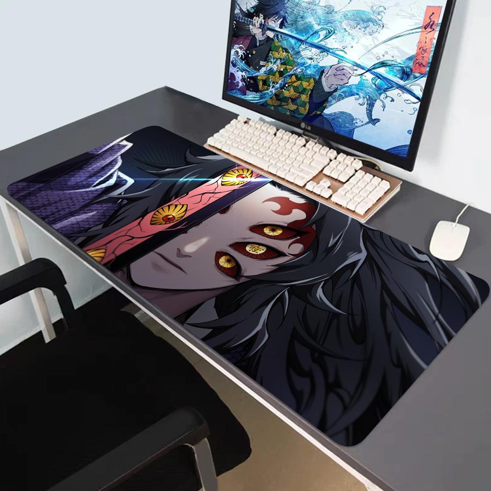 PC Red  White Anime Character Gaming Mouse Pad Waterproof Desk Mat for Gamers
