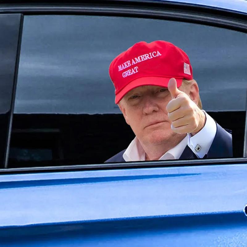 Celebrity Auto samolepka na okno 2024 Hlasujte Legrační samolepka na auto samolepka na auto President Trump Autodekorační doplňky