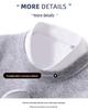 Men's 100% Pure Wool Crew Neck Sweater - Medium Thickness, Solid Color Knitwear for Autumn and Winter Warmth