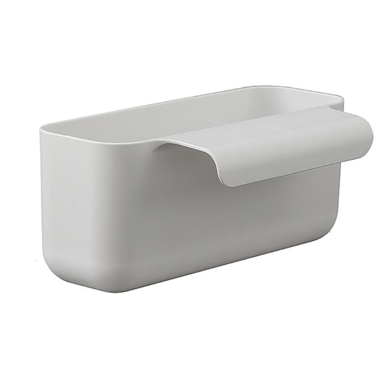 Sink Strainer Filter Basket Waste Leftovers Catcher Fruit Drainer Sponge Storage Rack Hanging Shelf