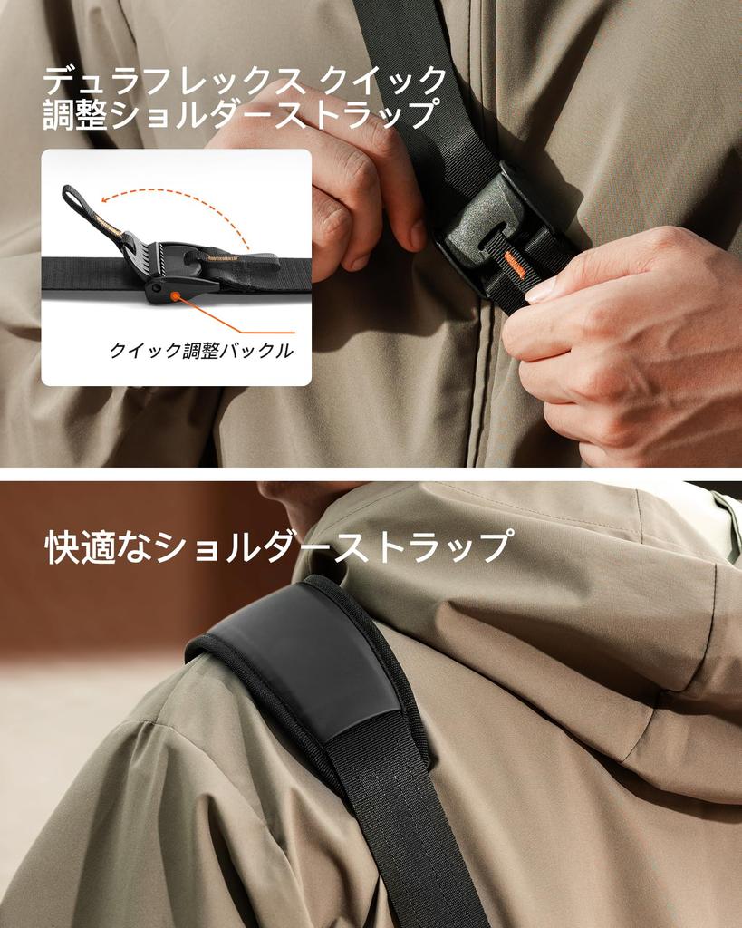 Sling Bag Shoulder Crossbody Adjustable Crossbody Organizer Waterproof Electronic Accessories Opening For Short Public Women Men Unisex Black